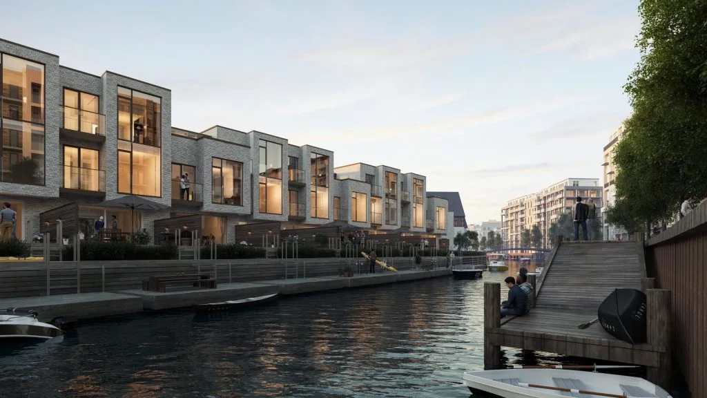 Luksusboliger på vej til Sydhavnen: Million-rækkehuse opføres på privat ø