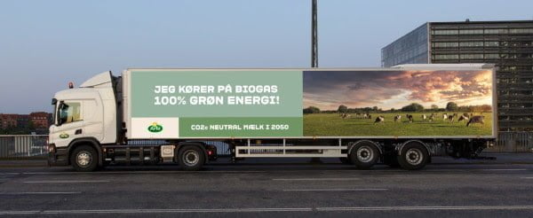 Mælk med grøn samvittighed: Fremover kører Arla-lastbiler i København på gylle