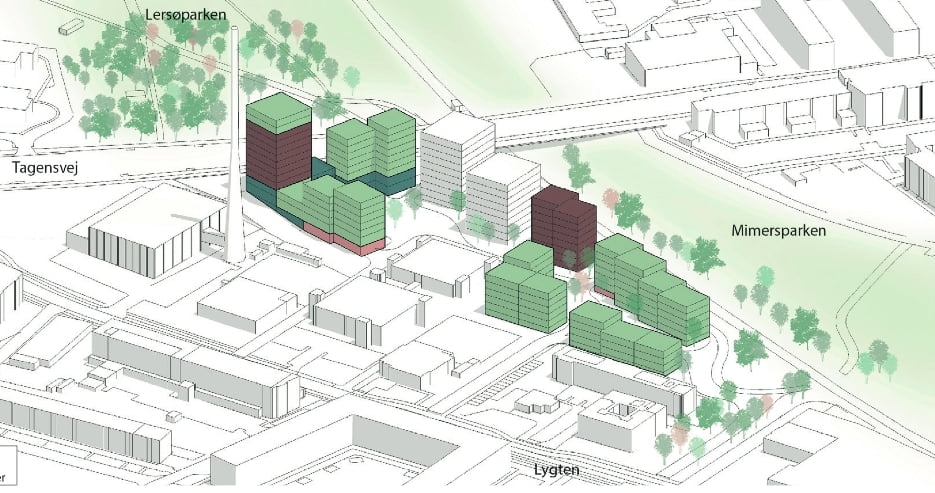 Masser af nye ungdomsboliger på vej til området ved Nørrebro Bycenter