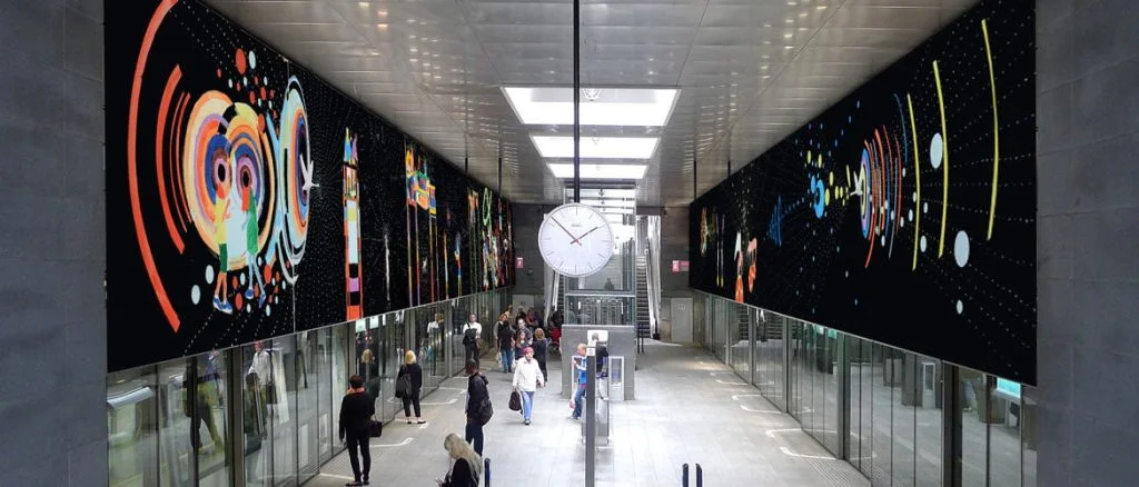 De fem nye metrostationer i Sydhavnen bliver til vilde kunstværker