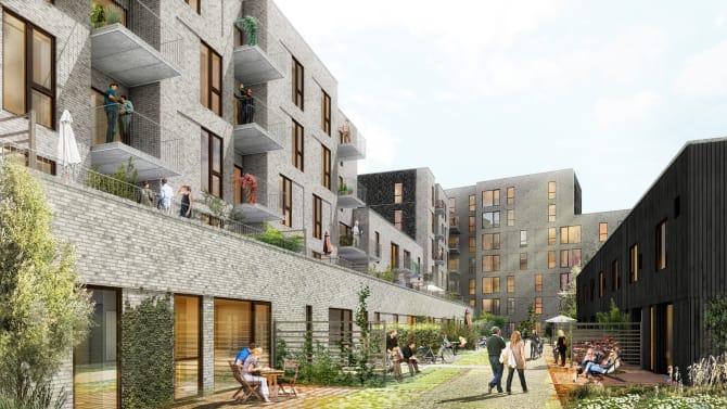 Amager Strand får nyt boligkvarter i gammelt industriområde