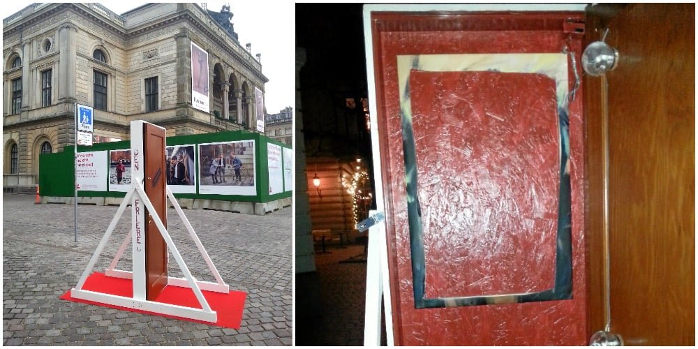 Vovet kunstværk udsat for hærværk på Kongens Nytorv: ‘Det er bevidst sabotage’