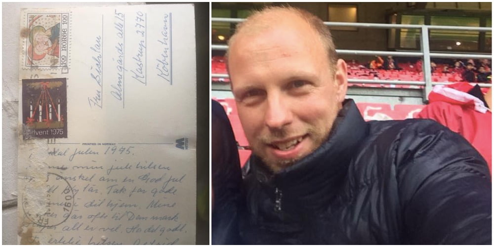 Håndværkeren Dennis fandt 42 år gammelt postkort under renoveringen af postbygning på Vesterbro